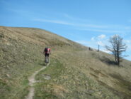 l'arrivo in cima