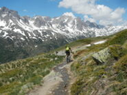 tratto di discesa verso il Chemin de Ronde