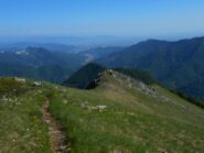 La cresta settentrionale del Monte Vecchio