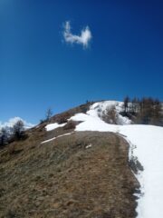 L'unico pezzettino dove si pesta neve
