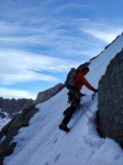 L1, subito dopo il ripido canale di accesso