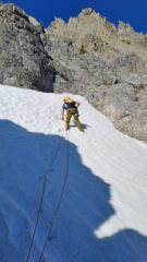 nevaio ripido appena dopo la partenza 