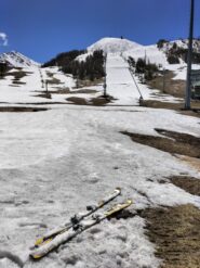 Mezzogiorno passato, neve ancora perfetta 
