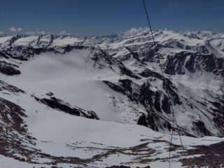 Amplissimo panorama dalla cima