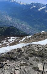 Vista su Aosta dalla Metz