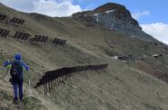 Il traverso ai paravalanghe 