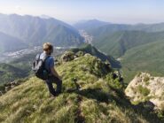 Panorama in cima ai Corni Rossi
