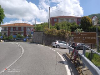 Al passo della Crocetta di Orero.