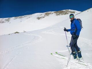 Discesa verso il Colle Seccia