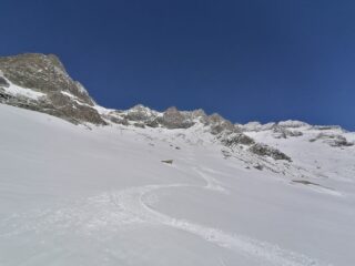 Discesa lato baus, che ambiente! 