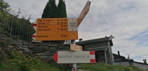 La partenza da Cortaccio