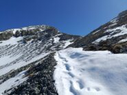 Salita verso la Bassa di Gaina 