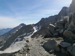 Punta vista dal colle della rovina 