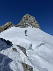 Verso il Gross, crepaccio chiuso ma da valutare prossimamente