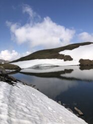 Neve e lago mi sorridevano. :)
