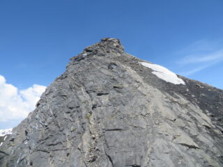 il castelletto roccioso sommitale (il Roc)