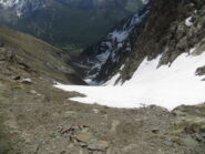 il canalone verso Rhemes