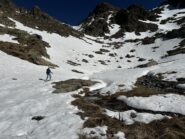 verso la cresta sud della Ghiliè