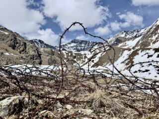 Percorse delle trincee sopra il rifugio