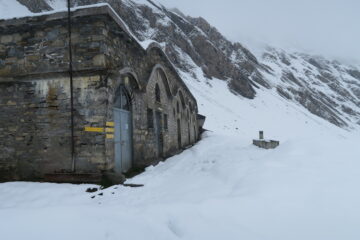 l'alpeggio dove termina la strada poderale