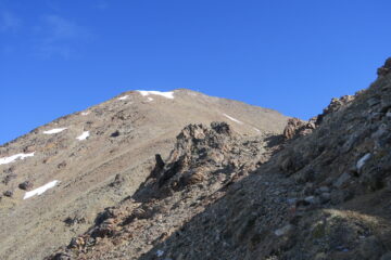 versante verso il Col Carrel ripulito