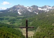 La costiera Meabé - Miracolo da poco prima dell'Alpe Vareton.