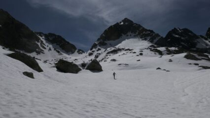 Verso il colletto Sud di Valrossa
