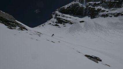 Discesa verso il colle dell'Agnello