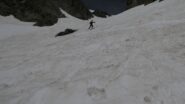 Passo di Vens su neve umida