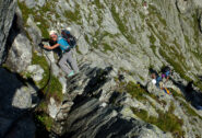 La discesa ferrata