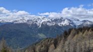 Vista sulla Charrà, Grand'Hoche, Guglia d'Arbour, Clotesse ecc