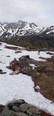 breve portage poi la neve è continua
