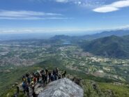 vista dalla Madoninna sullo spiazzo della chiesetta