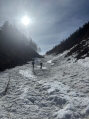 partenza ski ai piedi