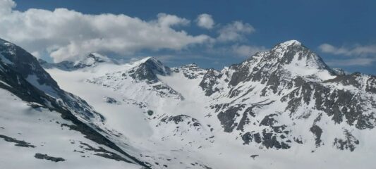 Vista dal Colle Baounet sul bellissimo plateau
