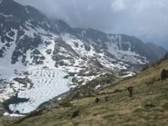 Terzo lago, salendo al colle