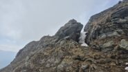 L'intaglio prima di Punta delle Mule