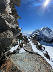 Traverso sotto la punta per prendere la nord 