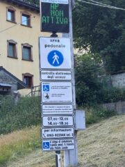 Cartello limitazione transito 2026
