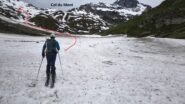 Nel pianoro iniziale ben innevato