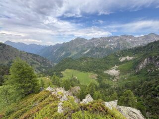 Dall'Alpe Valdobbia su Alpe Larecchio