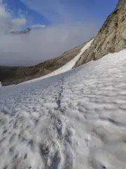 Traverso su nevaio