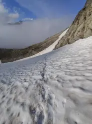 Traverso su nevaio