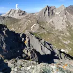 Da sinistra: Crete de la Taillante, Pan di Zucchero, Pic d'Asti