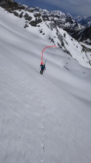 Il pianoro a metà salita