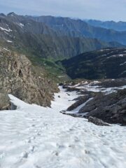 Un'autostrada di neve