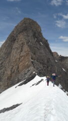 alla sella d'Asti ancora un po' di neve da pestare
