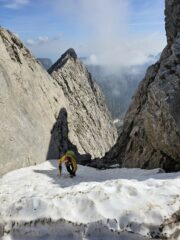Uscita dopo il risalto roccioso