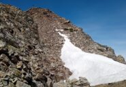 nevaio sotto la cima del Tibert 