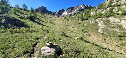 Arrivo al passo della Sommetta